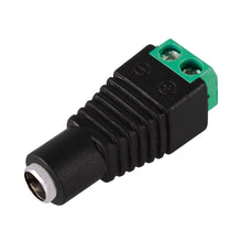 Load image into Gallery viewer, SIRS-E Female &amp; Male 12V DC Power Jack Adapters - Professional Connectors for LED Strips and CCTV Cameras
