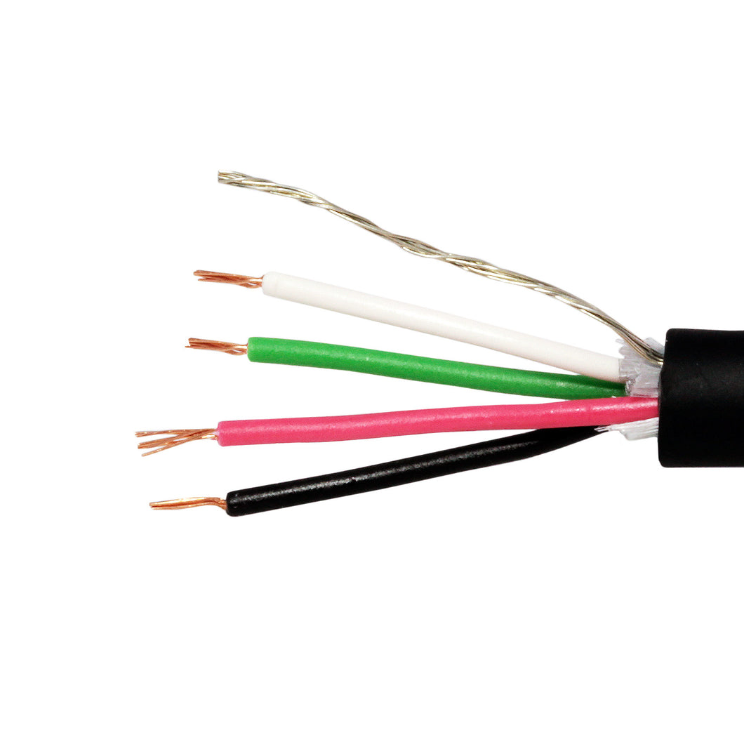 RapcoHorizon DMX-2PR 4 Conductors (2 Pair) 24 AWG Shielded DMX Cable