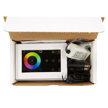 Load image into Gallery viewer, SIRS-E RGB &amp; RGBW LED Touch DMX Wall Mount Controller Kit - White
