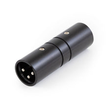 Load image into Gallery viewer, SIRS-E 3 Pin XLR Male to 3 Pin XLR Male DMX Gender Changer Adapter 30023B (Black) for ENTTEC Interfaces, DMX Controllers and Cables (Pack of 5)

