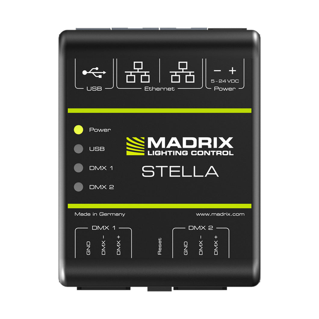 MADRIX Stella Art-Net to DMX DIN-Rail Lighting Controller