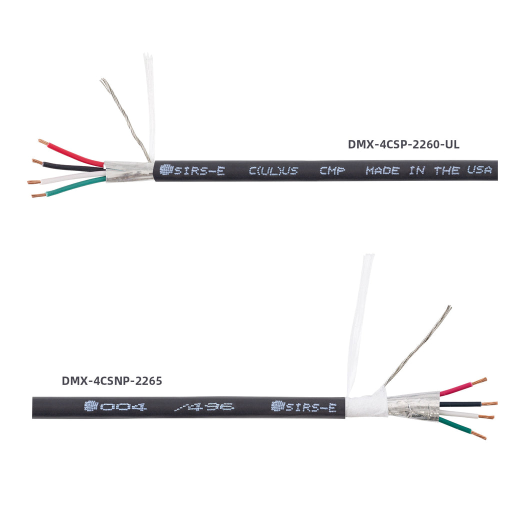 ProDMX-CAB 2 Pair (4 Conductors + Drain Wire) 22 AWG Shielded DMX Cable