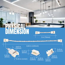 Load image into Gallery viewer, SIRS-E StripLock &amp; Wire Support Clips for StripFlexLED and Compatible 8mm LED Strip Lights
