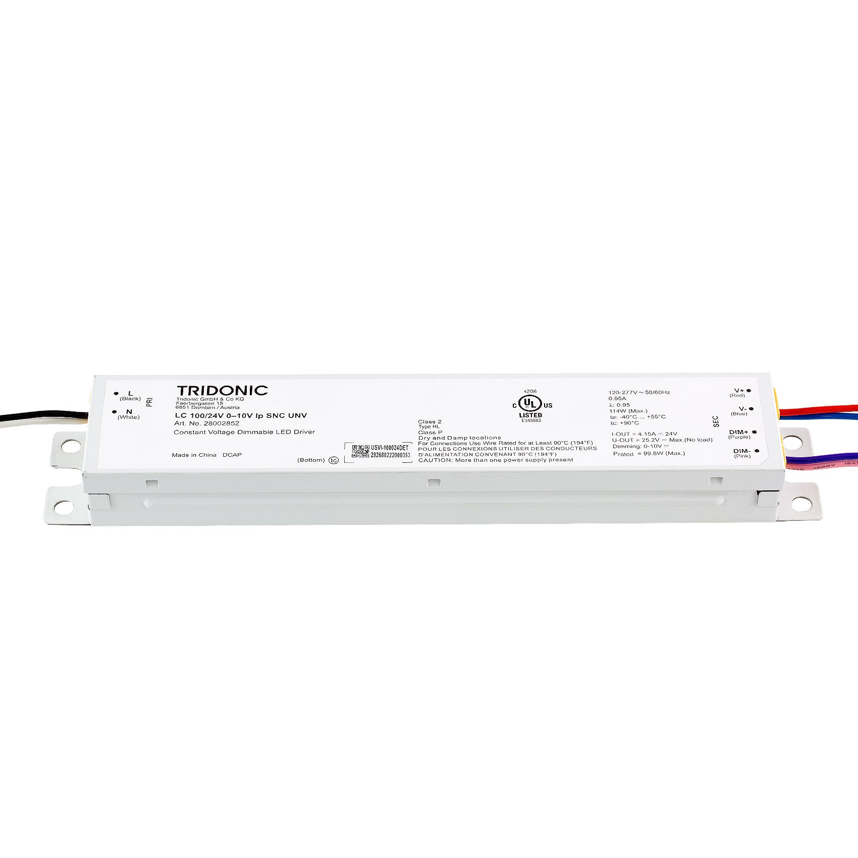 Tridonic Essence Series 24V DC 100 Watts Constant Voltage LED – sirs-e.us