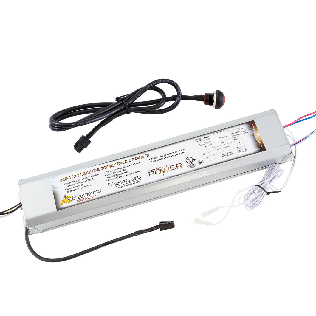 ACE LEDS ACE-G20-1555CP 20 Watt Constant Power Emergency LED Driver