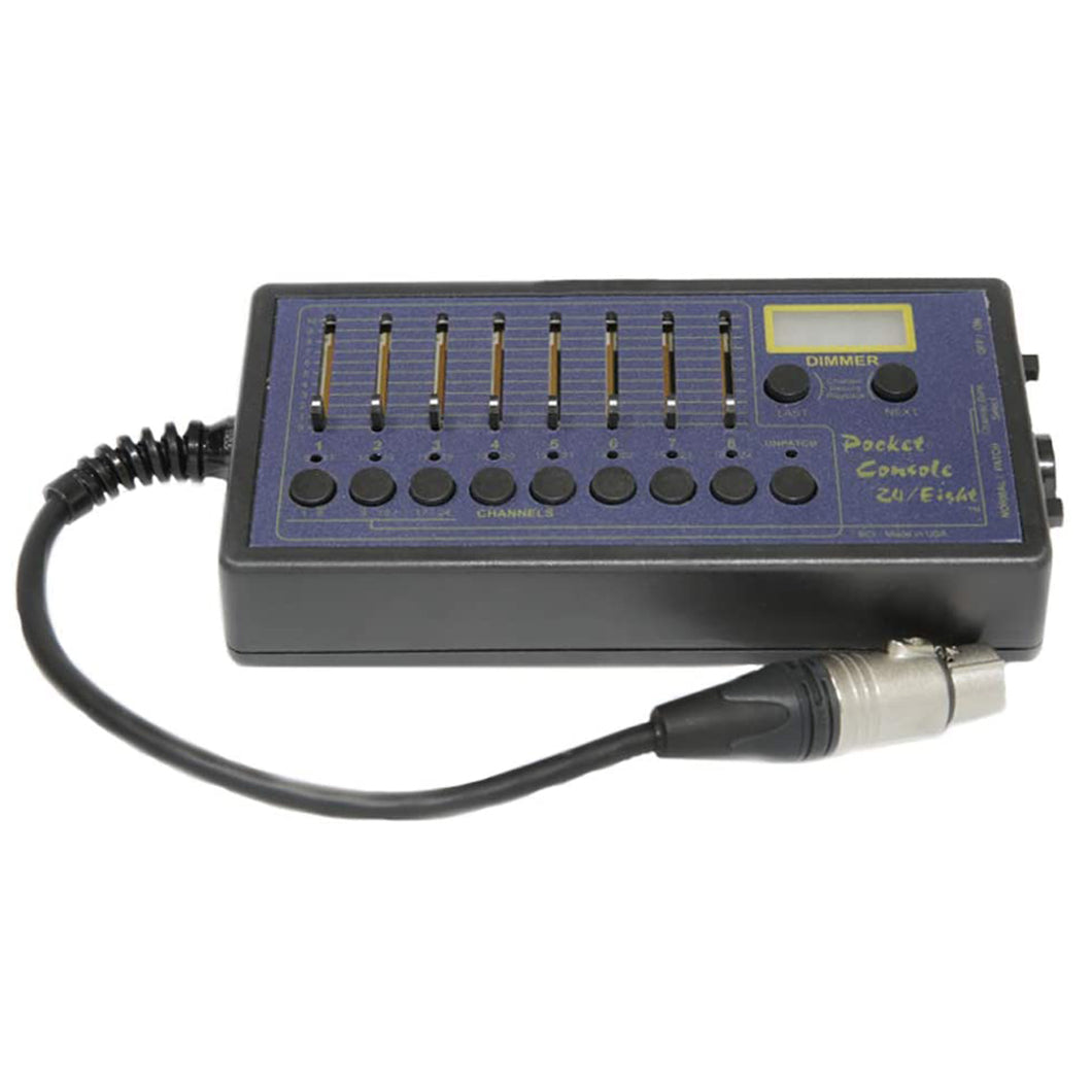 24/8 Pocket Console DMX 24-8 Dimmer Tester Lighting Portable Console by BCi - Baxter Controls Inc