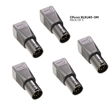 Load image into Gallery viewer, Pack - CPoint XLRJ45 5-Pin Male XLR to RJ45 DMX Adapter XLRJ45-5M
