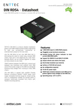 Load image into Gallery viewer, Enttec DIN RDS4 mk2 72004 4 Port DMX / RDM DIN Rail Isolated Splitter
