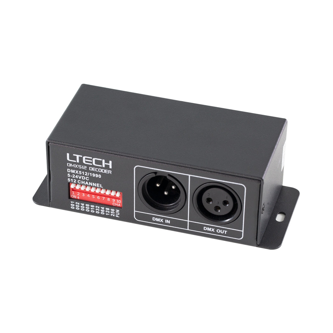LTech DMX to SPI (TTL) 512 Channel Digital Signal LED Decoder Pixel Control