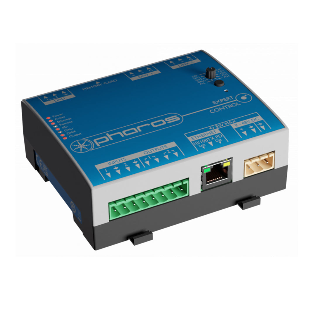 Pharos XPC 1 Expert Control 1 - 512 Channels eDMX/DMX, Dali, IO, Stand Alone Ethernet Controller