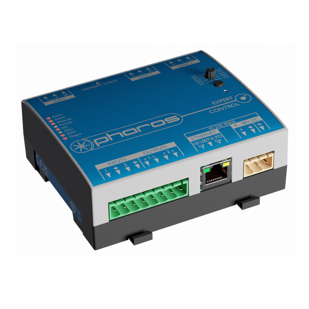 Pharos XPC 2 Expert Control 2 - 1024 Channels eDMX/DMX, Dali, IO, Stand Alone Ethernet Controller