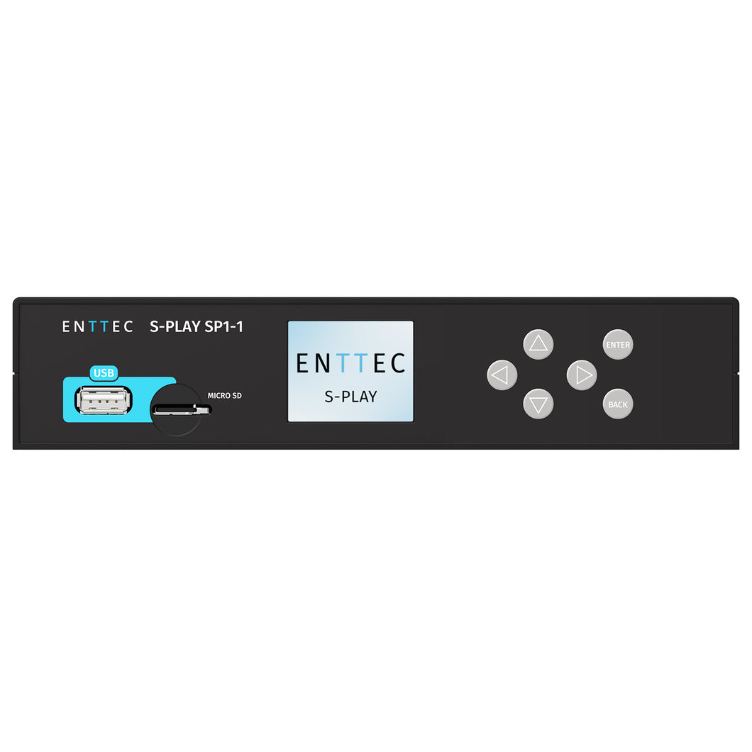 Enttec S-Play SP1-1 70092 Smart Player DMX Playback, Editor & Show Recorder