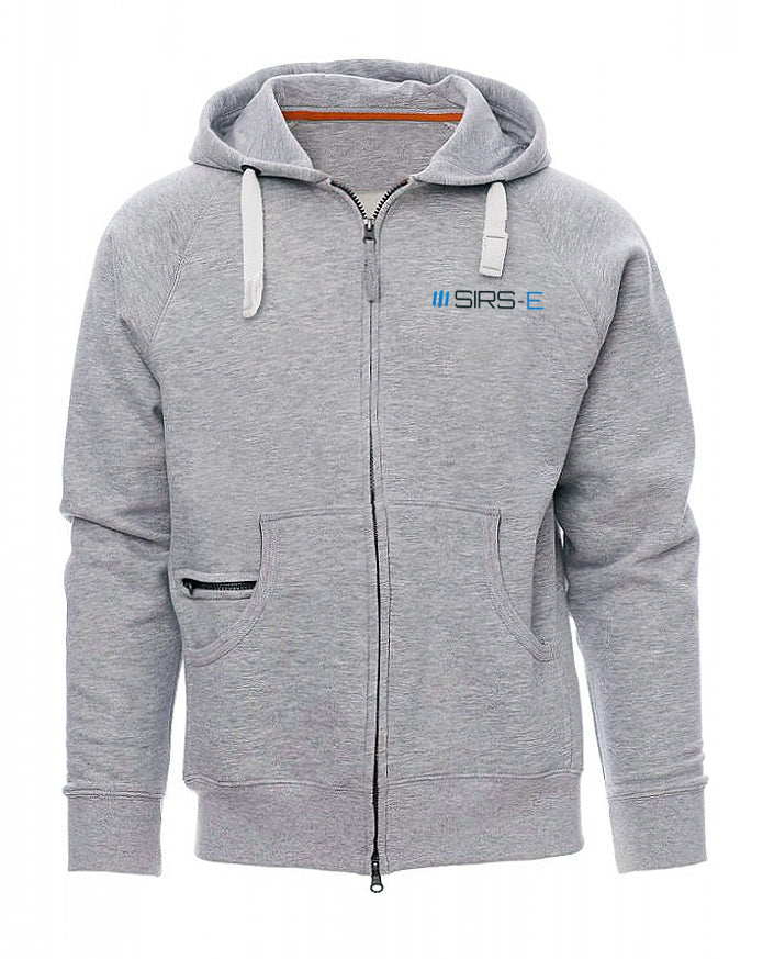 SIRS-E Official Full-Zip Hooded Sweatshirt, Gray