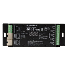Load image into Gallery viewer, SIRS-E LED DMX RDM Decoder 4 Channel RGB &amp; RGBW Controller 8A/CH, 12-36V DC, 384-1152W, UL Recognized

