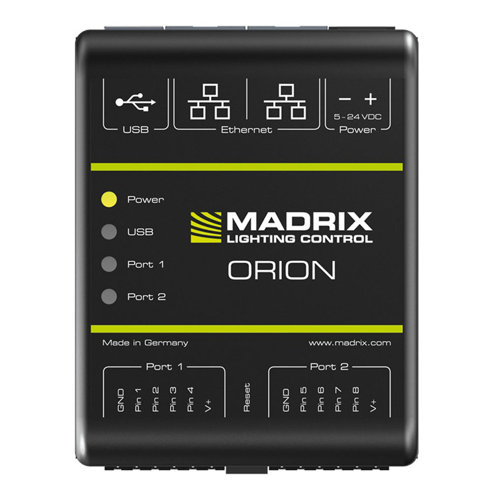 MADRIX Orion A/D Converter Art-Net to DMX DIN Rail Lighting Controller