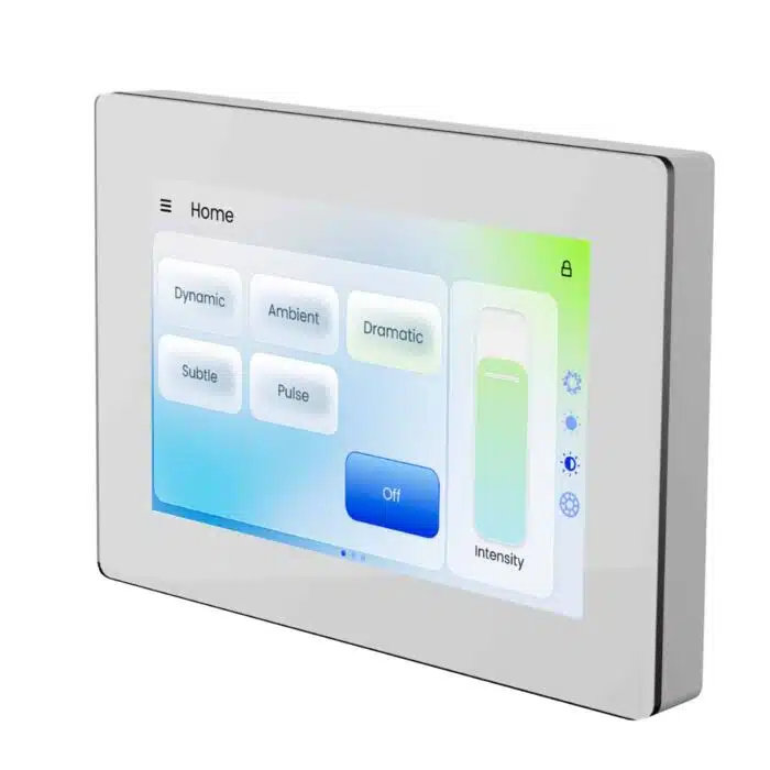 Pharos XPT 5 W Expert Touch 5 White - 5'' Wall Mount Touchscreen Ethernet Interface