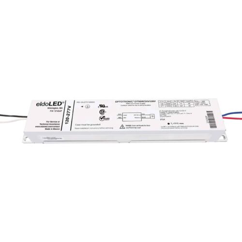 eldoLED *2743UP OPTOTRONIC 24V DC 96W Constant Voltage Non-Dimmable LED Driver, OT96W/24V/UNV (Osram 51522) Top View