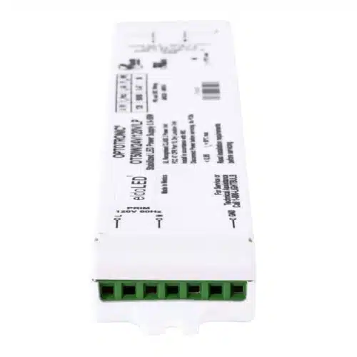 eldoLED *2743UR OPTOTRONIC 24V DC 50W Constant Voltage Non-Dimmable LED Driver, OT50W/24/120V/LP (Osram 51598) Left Side