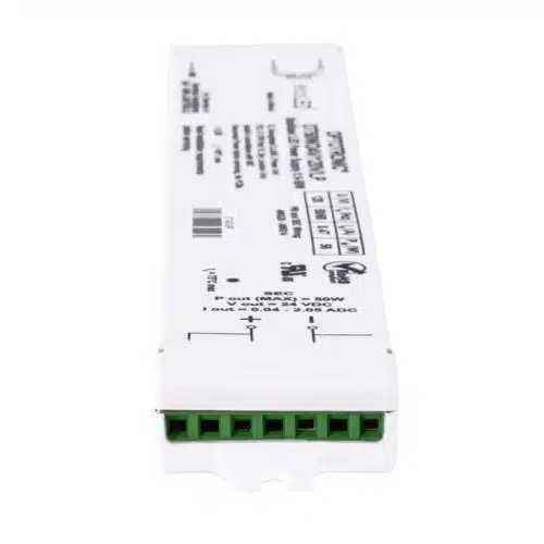 eldoLED *2743UR OPTOTRONIC 24V DC 50W Constant Voltage Non-Dimmable LED Driver, OT50W/24/120V/LP (Osram 51598) Right Side