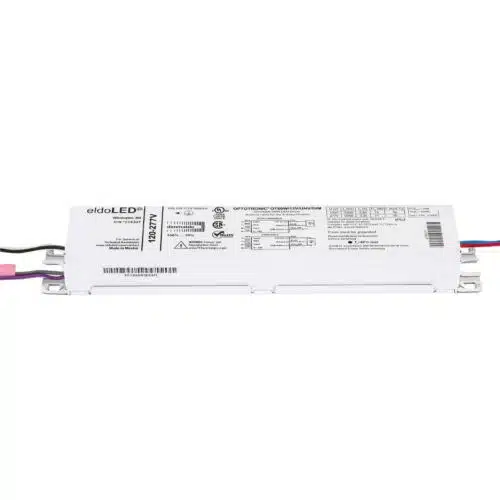 eldoLED *2743UT OPTOTRONIC 12V DC 60W Constant Voltage 0-10V Dimmable LED Driver, OT60W/12V/UNV/DIM (Osram 51633) Side View