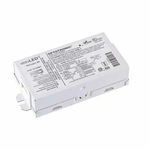 eldoLED *2743W3 OPTOTRONIC 55W Constant Current 0-10V Dimmable LED Driver, Programmable Compact OTi55W/120-277/2A0/DIM-1 (Osram 57355)