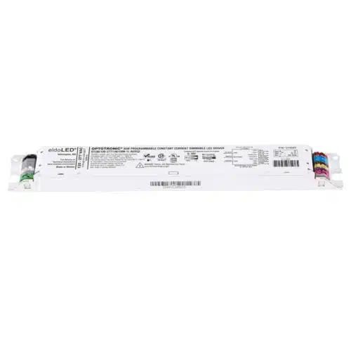 eldoLED *2743X5 OPTOTRONIC 30W Constant Current 0-10V Dimmable LED Driver, Programmable Linear OTi 30/120-277/1A0 DIM-1 L AUX G2 (Osram 57454) Top View