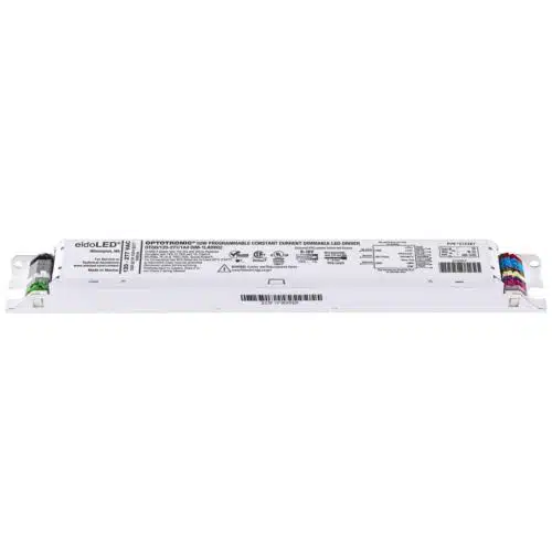 eldoLED *2743X7 OPTOTRONIC 50W Constant Current 0-10V Dimmable LED Driver, Programmable Linear OTi50/120-277/DIM-1L AUX G2 (Osram 57456) Top View