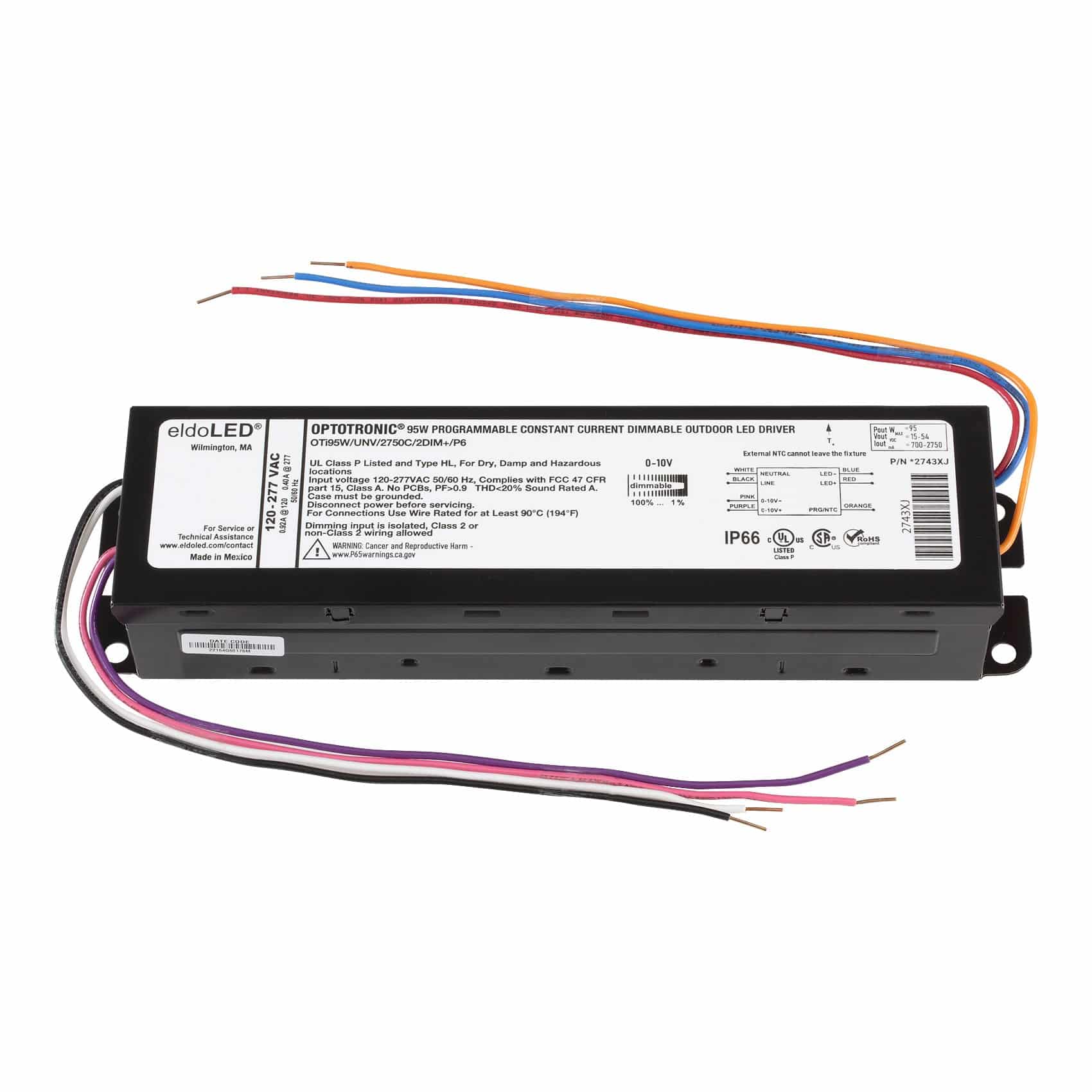 eldoLED *2743XJ OPTOTRONIC 95W Constant Current