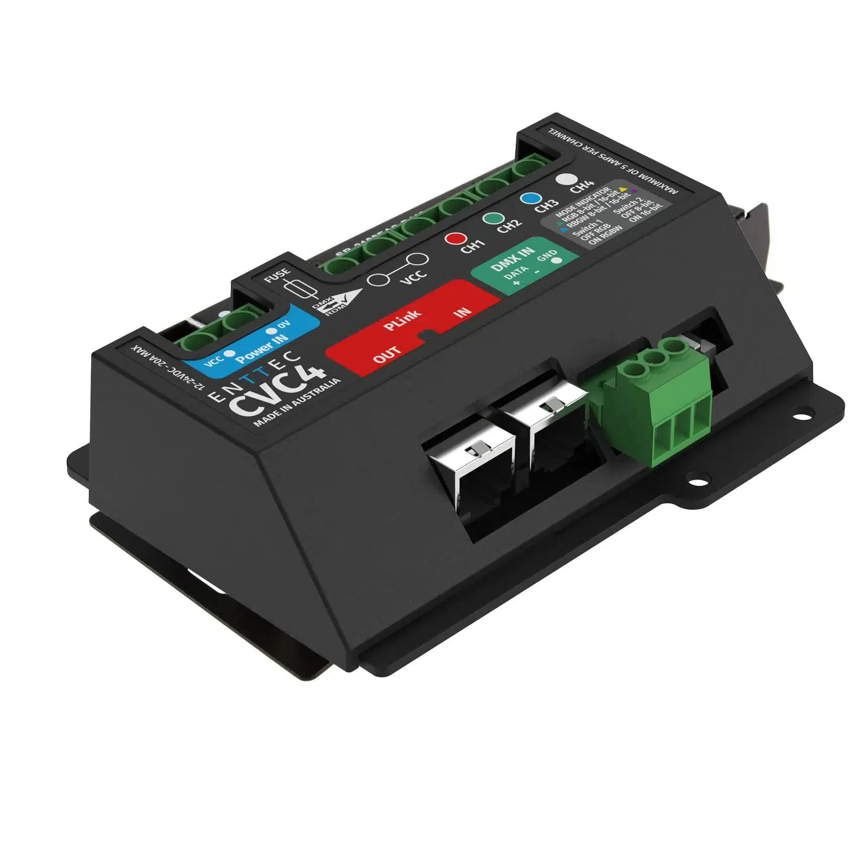 Enttec CVC4 73926 4-Channel Installation-Grade Constant Voltage LED Dimmer