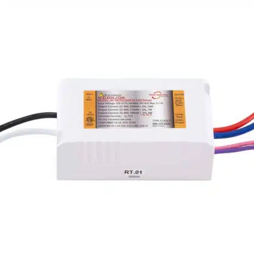 ACE LEDS AC10CD250AT2K 10 Watt 0-10V Dimming Constant Current Match-Book Sized LED Driver Top View