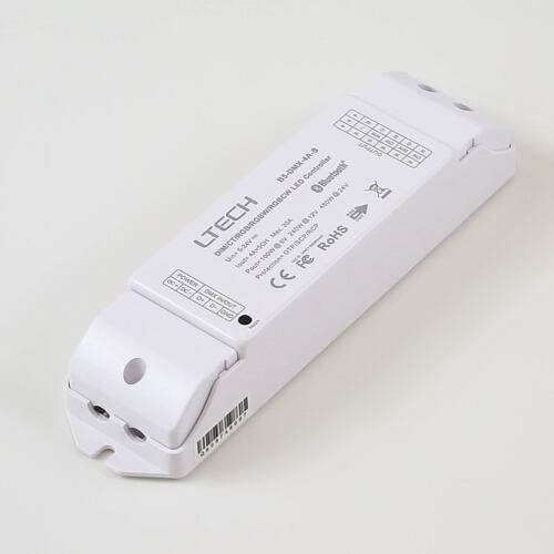 LTech DMX/Bluetooth LED Controller Constant Voltage B5-DMX-4A-S