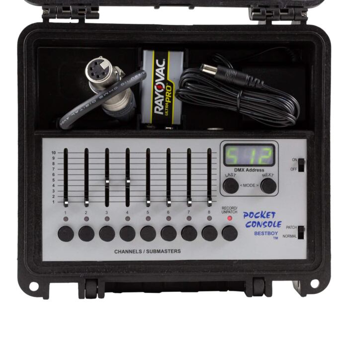 Best Boy 2 Pocket Console DMX with Playback-8 Dimmer Tester