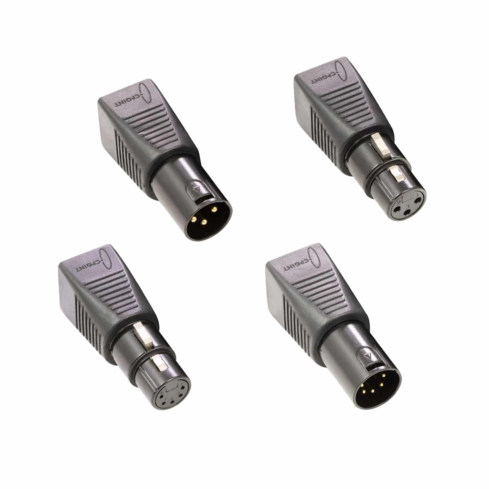 舞台照明　Cpoint RJ45 to XLR-5 アダプター オスメス セット 舞台照明Cpoint RJ45 to XLR-5 アダプター オスメス セット
