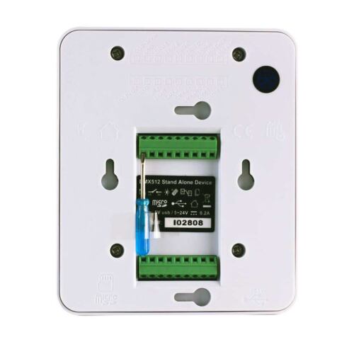 Chromateq SLIM 512 W (White) Wall Mounted USB DMX Stand Alone Interface & Software (Download Only)