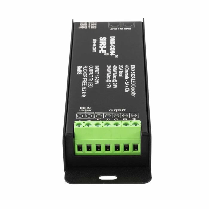 SIRS-E® LED DMX Decoder – 4-Channel