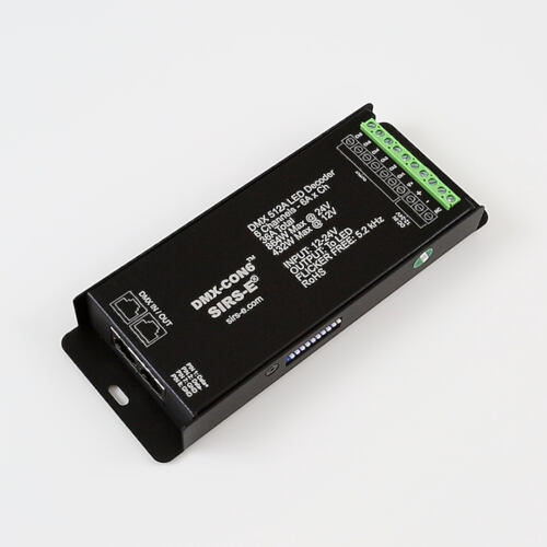 SIRS-E DMX-CON6 6-Channel DMX LED Decoder - SIRS-E® LED Lighting