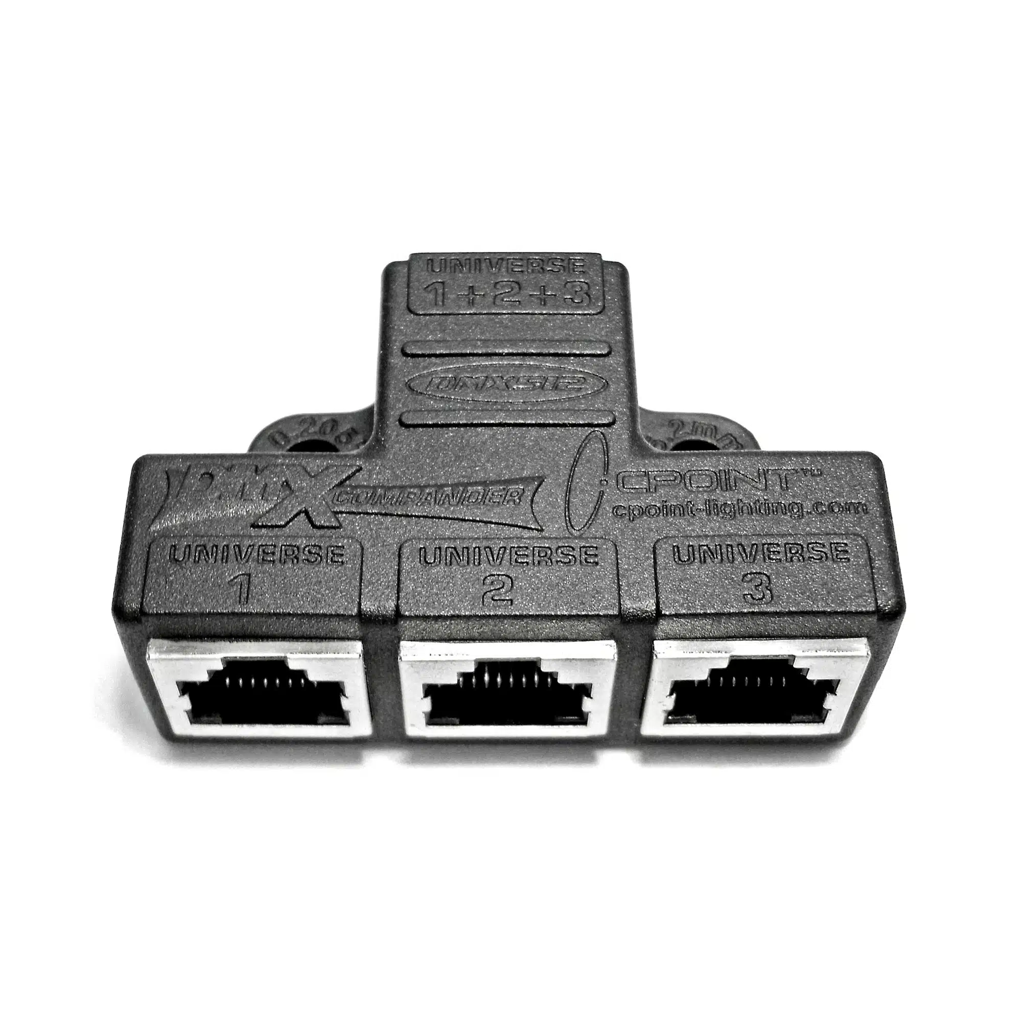 CPoint DMXcompander RJ45 DMX Compander – 3 Universes Over 1 CAT-5 Cable