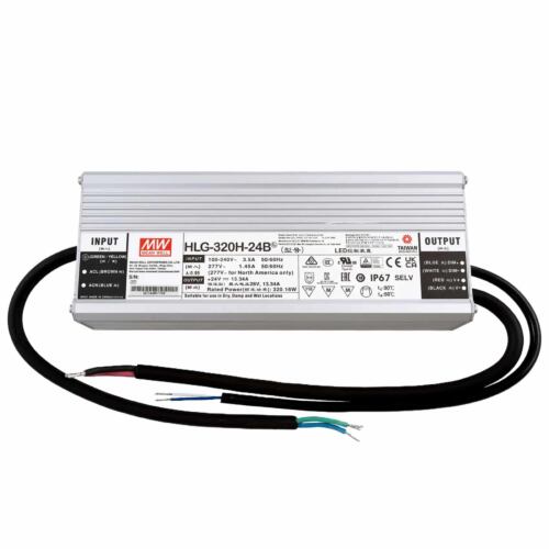 Load image into Gallery viewer, Mean Well HLG-320H-24B 320W 24V DC Switching Power Supply / LED Driver - Dual Mode CV + CC Output, 3 in 1 Dimming Function Load image into Gallery viewer, Mean Well HLG-320H-24B 320W 24V DC Switching Power Supply / LED Driver - Dual Mode CV + CC Output, 3 in 1 Dimming Function Load image into Gallery viewer, Mean Well HLG-320H-24B 320W 24V DC Switching Power Supply / LED Driver - Dual Mode CV + CC Output, 3 in 1 Dimming Function Load image into Gallery viewer, Mean Well HLG-320H-24B 320W 24V DC Switching Power Supply / LED Driver - Dual Mode CV + CC Output, 3 in 1 Dimming Function Mean Well HLG-320H-24B 320W 24V DC Switching Power Supply / LED Driver - Dual Mode CV + CC Output, 3 in 1 Dimming Function Top View