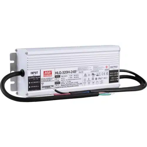 Load image into Gallery viewer, Mean Well HLG-320H-24B 320W 24V DC Switching Power Supply / LED Driver - Dual Mode CV + CC Output, 3 in 1 Dimming Function Load image into Gallery viewer, Mean Well HLG-320H-24B 320W 24V DC Switching Power Supply / LED Driver - Dual Mode CV + CC Output, 3 in 1 Dimming Function Load image into Gallery viewer, Mean Well HLG-320H-24B 320W 24V DC Switching Power Supply / LED Driver - Dual Mode CV + CC Output, 3 in 1 Dimming Function Load image into Gallery viewer, Mean Well HLG-320H-24B 320W 24V DC Switching Power Supply / LED Driver - Dual Mode CV + CC Output, 3 in 1 Dimming Function Mean Well HLG-320H-24B 320W 24V DC Switching Power Supply / LED Driver - Dual Mode CV + CC Output, 3 in 1 Dimming Function Side View