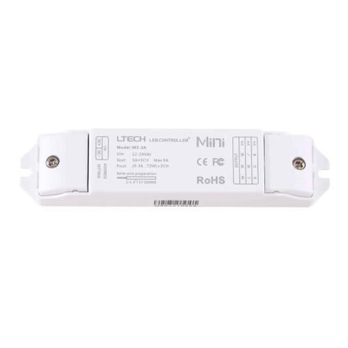 LTech M6+M3-3A LED RF 3 Channel Top View