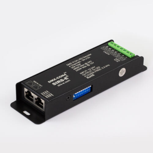 SIRS-E DMX-CON4 LED DMX Decoder 4 Channel RGB & RGBW Controller
