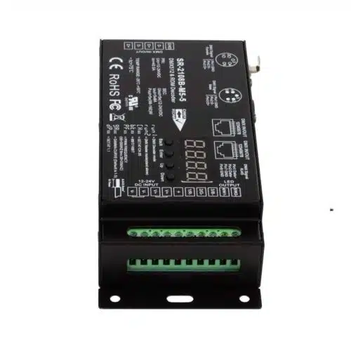 SIRS-E® LED DMX RDM Decoder 5 Channel Front