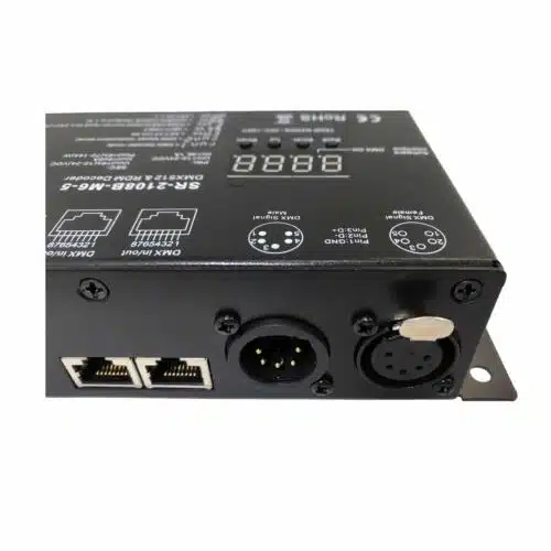 SIRS-E® LED DMX RDM Decoder 6 Channel Side View