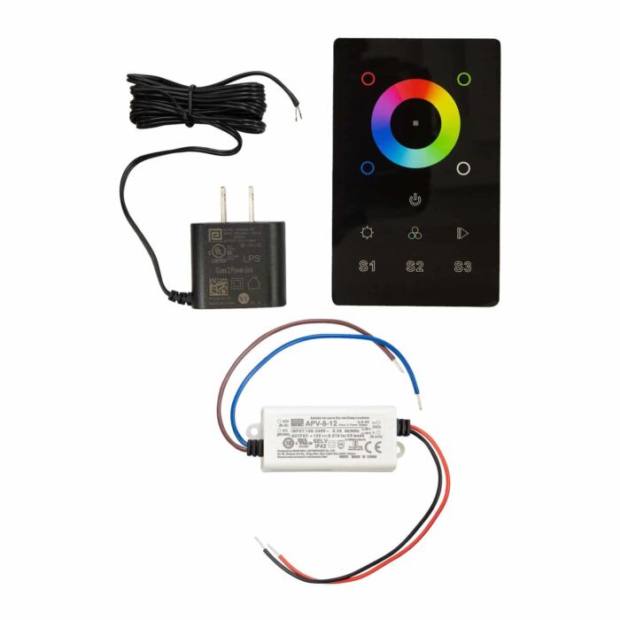 SIRS-E® RGB & RGBW LED Touch DMX Wall Mount Controller Kit