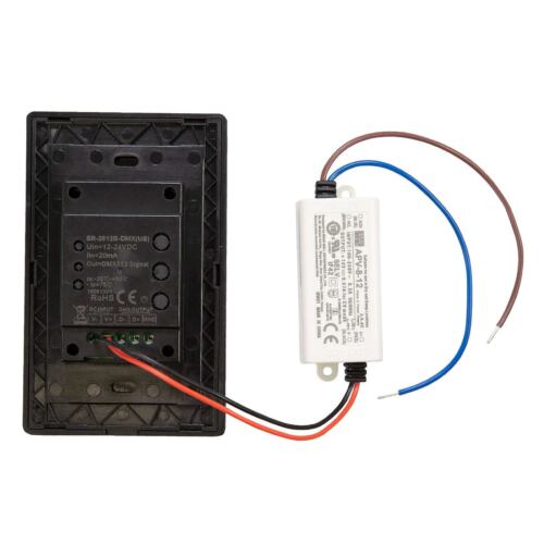 SIRS-E® RGB & RGBW LED Touch DMX Wall Mount Controller Kit Setup Sample Wirings