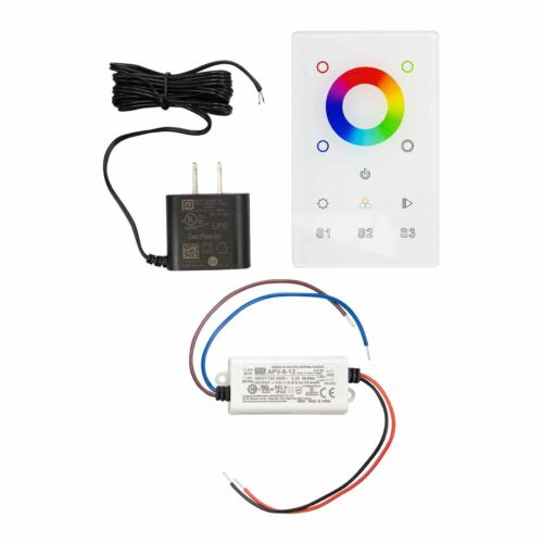 SIRS-E® RGB & RGBW LED Touch DMX Wall Mount Controller Kit