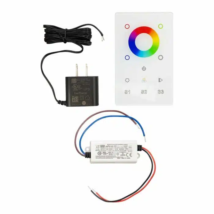 SIRS-E® RGB & RGBW LED Touch DMX Wall Mount Controller Kit