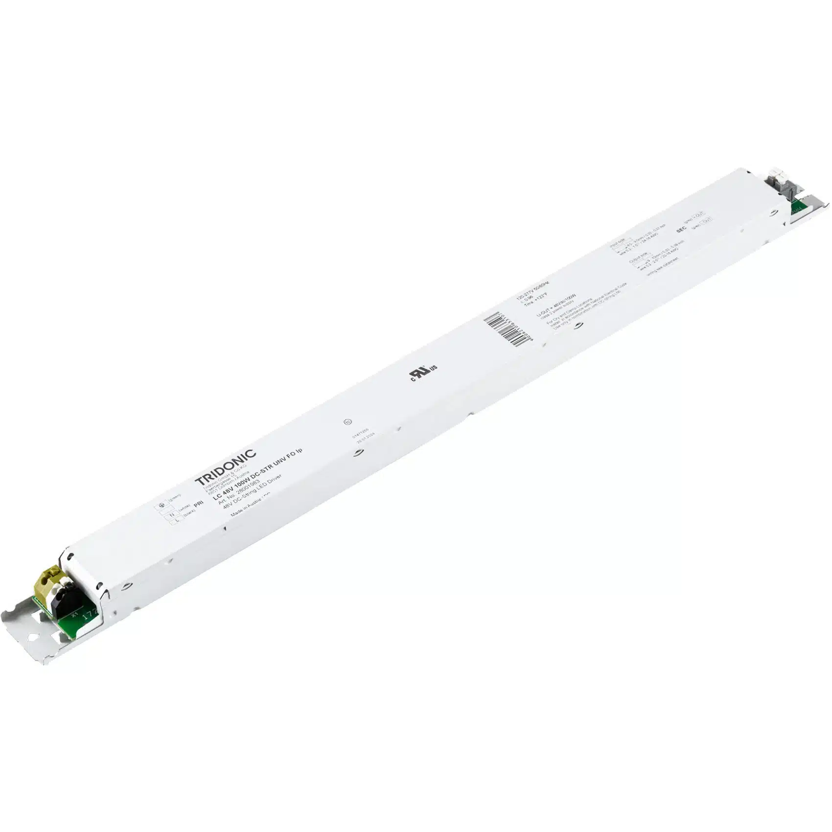 Tridonic DC-String Series 48V DC 100 Watts Constant Voltage LED Driver LC 48V 100W DC-STR UNV FO lp (28001983)