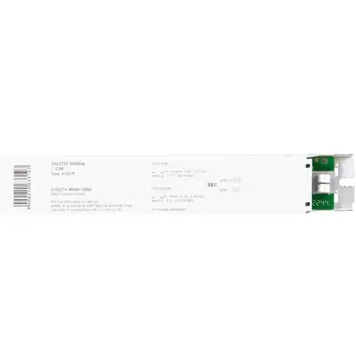 Tridonic DC-String Series 48V DC 100 Watts Constant Voltage LED Driver LC 48V 100W DC-STR UNV FO lp (28001983) - Right Connectors