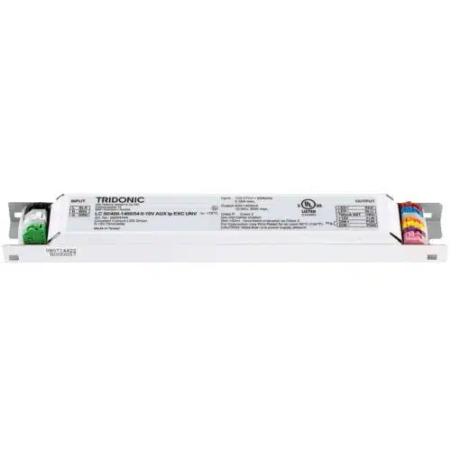 Tridonic Linear Excite USB Series 50 Watts Constant Current LED Driver, 0-10V Dimmable LC 50/400-1400/54 0-10V AUX lp EXC UNV (28004444) Top View